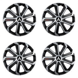 Capace pentru Mitsubishi (argintiu) 15 Evo black&silver