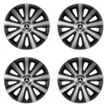 Capace pentru Mitsubishi (argintiu) 15 Aviator carbon silver&black