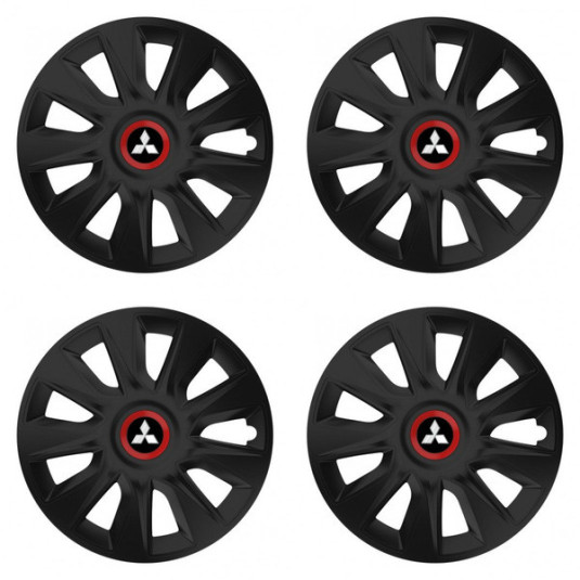 Grile pentru Mitsubishi (argintii) 15 STRATOS RR black