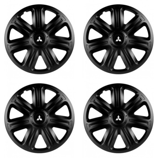 Capace pentru Mitsubishi (argintiu) 15 COMFORT BLACK