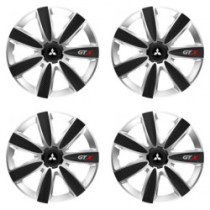 Capace pentru Mitsubishi (argintii) 16 GTX CARBON silver/black