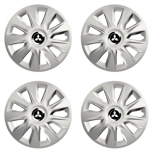 Capace pentru Mitsubishi (argintiu) 16 STRATOS RC