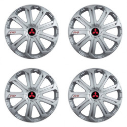 Capace roată pentru Mitsubishi (roșu) 14 Evo silver