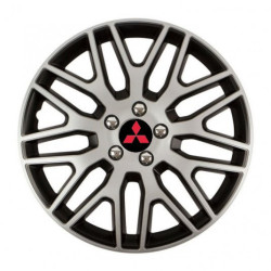 Capace pentru Mitsubishi (roșu) 14 Dakar NC argintiu și negru