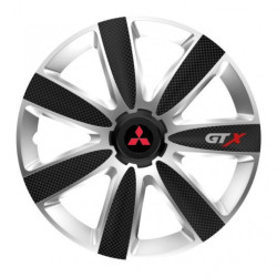 Capace pentru Mitsubishi (roșu) 14 GTX CARBON silver/black