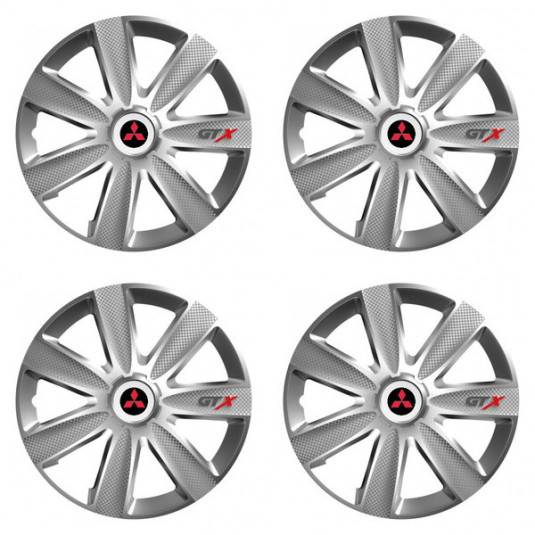 Capace pentru Mitsubishi (roșu) 14 GTX CARBON silver