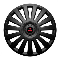 Capace pentru Mitsubishi (roșu) 15 Luxury black