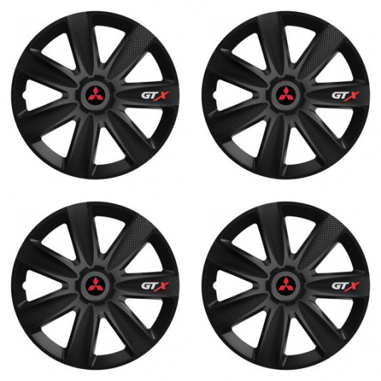Capacele pentru Mitsubishi (roșu) 15 GTX CARBON black