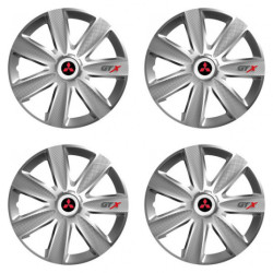 Capace pentru Mitsubishi (rosu) 15 GTX CARBON argintiu