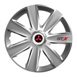 Capace pentru Mitsubishi (rosu) 15 GTX CARBON argintiu