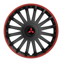 Capace pentru Mitsubishi (roșii) 15 CRYSTAL RO black