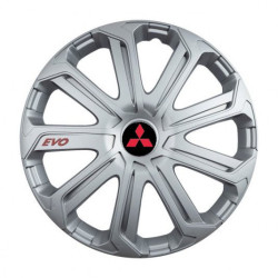Capace pentru Mitsubishi (roșii) 16 Evo silver