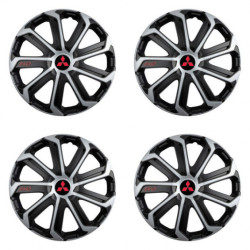 Capace pentru Mitsubishi (roșu) 16 Evo black&silver