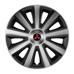 Capace pentru Mitsubishi (roșu) 16 Aviator carbon silver&black