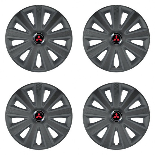 Capace roți pentru Mitsubishi (roșu) 16 Aviator carbon RC16 grafit
