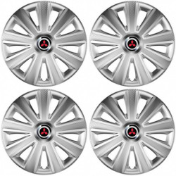 Capacele pentru Mitsubishi (roșu) 16 Aviator carbon RC 16 silver