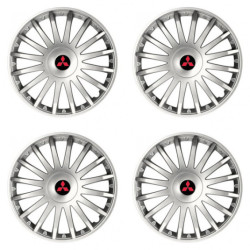 Capacele pentru Mitsubishi (rosii) 16 CRYSTAL silver