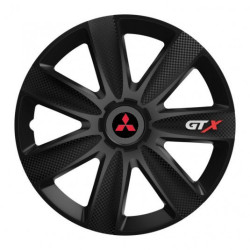 Capace pentru Mitsubishi (roșii) 16 GTX CARBON black