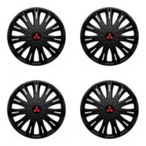 Capacele roţilor pentru Mitsubishi (roşu) 16 SPARK BLACK