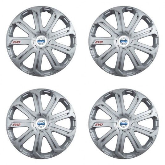 Capace pentru Volvo (albe) 14 Evo argintiu