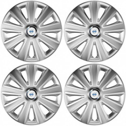 Capace pentru Volvo (albe) 14 Aviator carbon RC silver