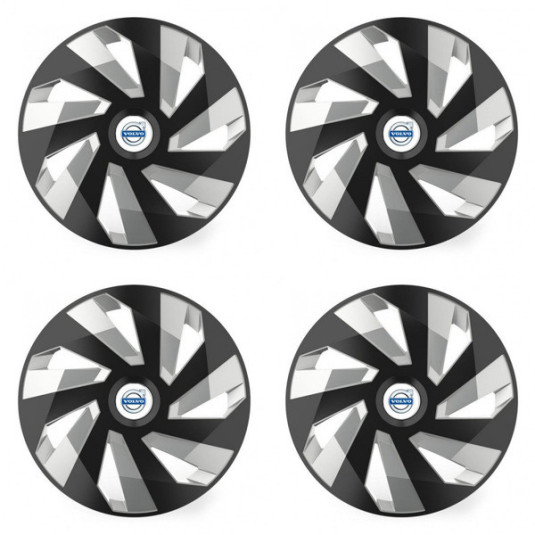 Capace pentru Volvo (albe) 14 Vector RC black and silver