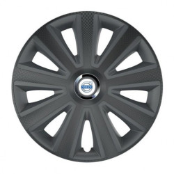 Capace pentru Volvo (albe) 15 Aviator carbon grafit