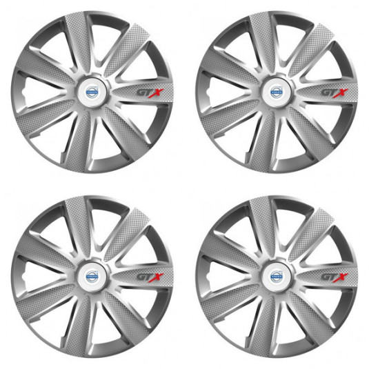 Capacele pentru Volvo (albe) 15 GTX CARBON silver