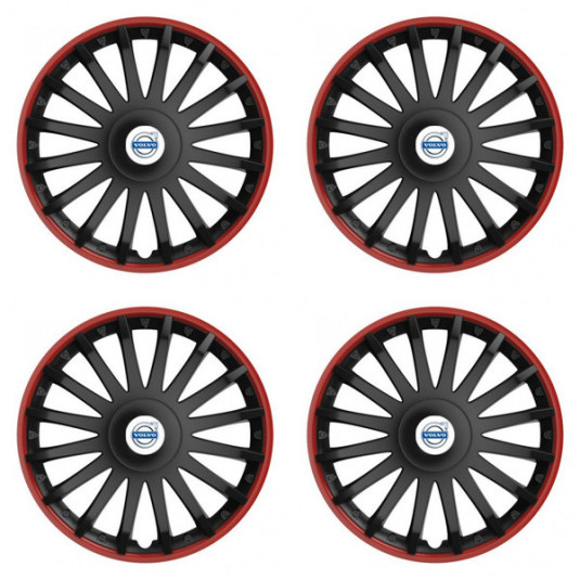 Capace pentru Volvo (albe) 15 CRYSTAL RO black