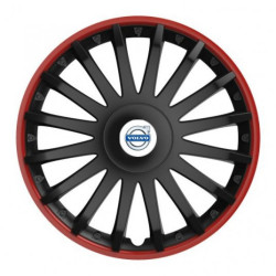 Capace pentru Volvo (albe) 15 CRYSTAL RO black