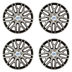 Capacele roților pentru Volvo (albe) 16 Dakar NC silver and black