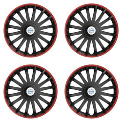 Capace roată pentru Volvo (albe) 16 CRYSTAL RO black