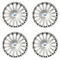 Capace pentru Volvo (alb) 16 CRYSTAL silver