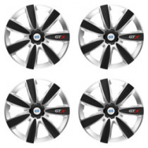 Capace pentru Volvo (albe) 16 GTX CARBON argintiu/negru