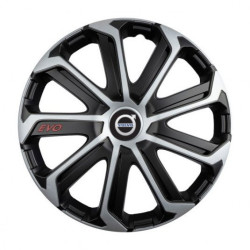 Capace pentru Volvo (negre) 14 Evo black&silver