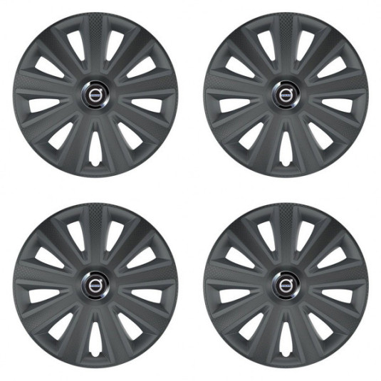 Capace roată pentru Volvo (negru) 14 Aviator carbon RC grafit