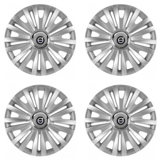 Capacele jantelor pentru Volvo (negre) 14 ROYAL RC