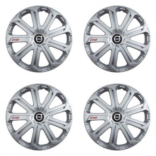Capace pentru Volvo (negre) 15 Evo silver