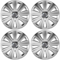 Capace pentru Volvo (negre) 15 Aviator carbon silver