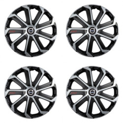Capace pentru Volvo (negre) 16 Evo black&silver