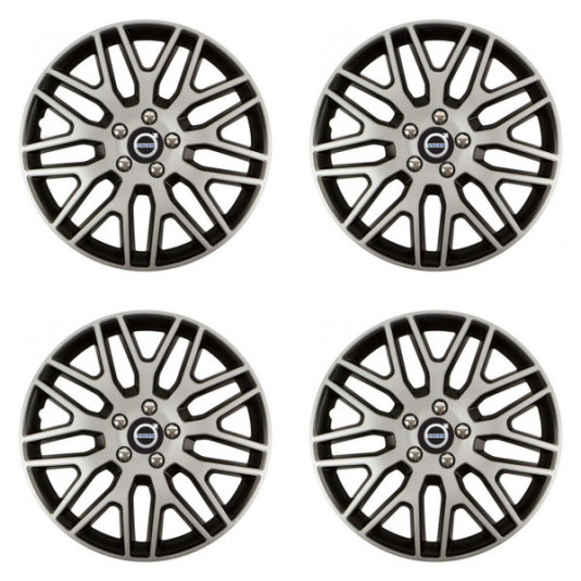 Capace pentru Volvo (negre) 16 Dakar NC silver and black