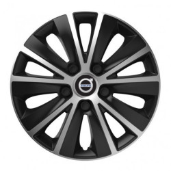 Capace pentru Volvo (negru) 16 RAPIDE argintiu și negru