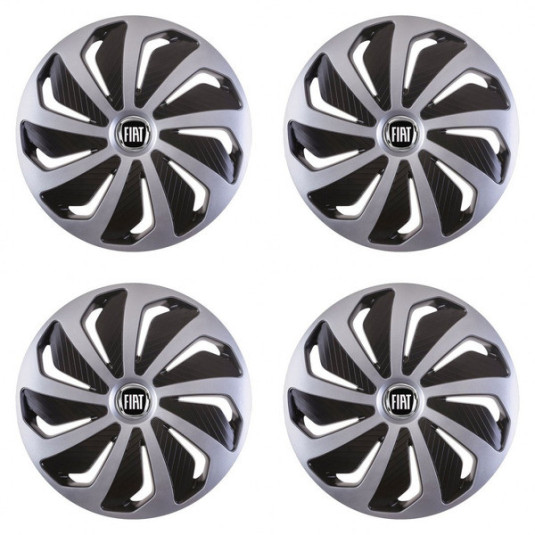 Capace pentru Fiat (negru) 14 WIND SB