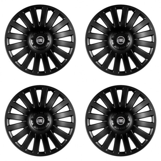 Capace roți pentru Fiat (negru) 14 Smart black