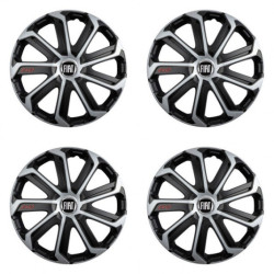 Capace pentru Fiat (negru) 14 Evo black&silver