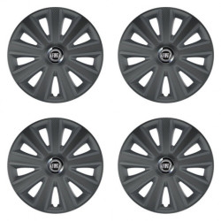 Capace pentru Fiat (negru) 14 Aviator carbon RC grafit