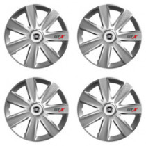 Capace roți pentru Fiat (negru) 14 GTX CARBON silver
