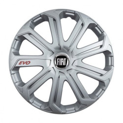 Capace pentru Fiat (negru) 15 Evo silver