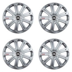 Capace pentru Fiat (negru) 16 Evo silver