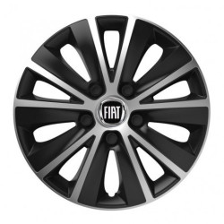 Capace pentru Fiat (negru) 16 RAPIDE silver and black